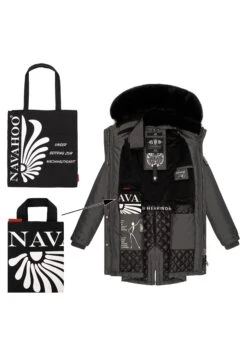 Navahoo Tiniis - Abrigo De Invierno - Dark Grey -Navahoo 1af9abe2a0fe44d3840fb60038bc6aad