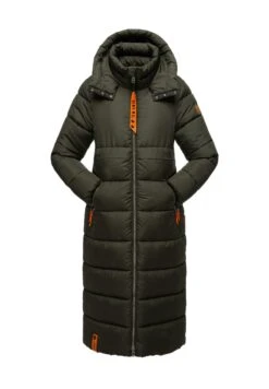 Navahoo Kristallblume - Abrigo De Invierno - Dark Olive -Navahoo 3ea0dcff3ad442a99e155e20ae3654d6