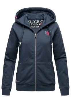 Navahoo Sudadera Con Cremallera - Dusty Blue