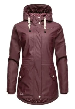 Navahoo Ocean Heart - Parka - Dark Red Melange