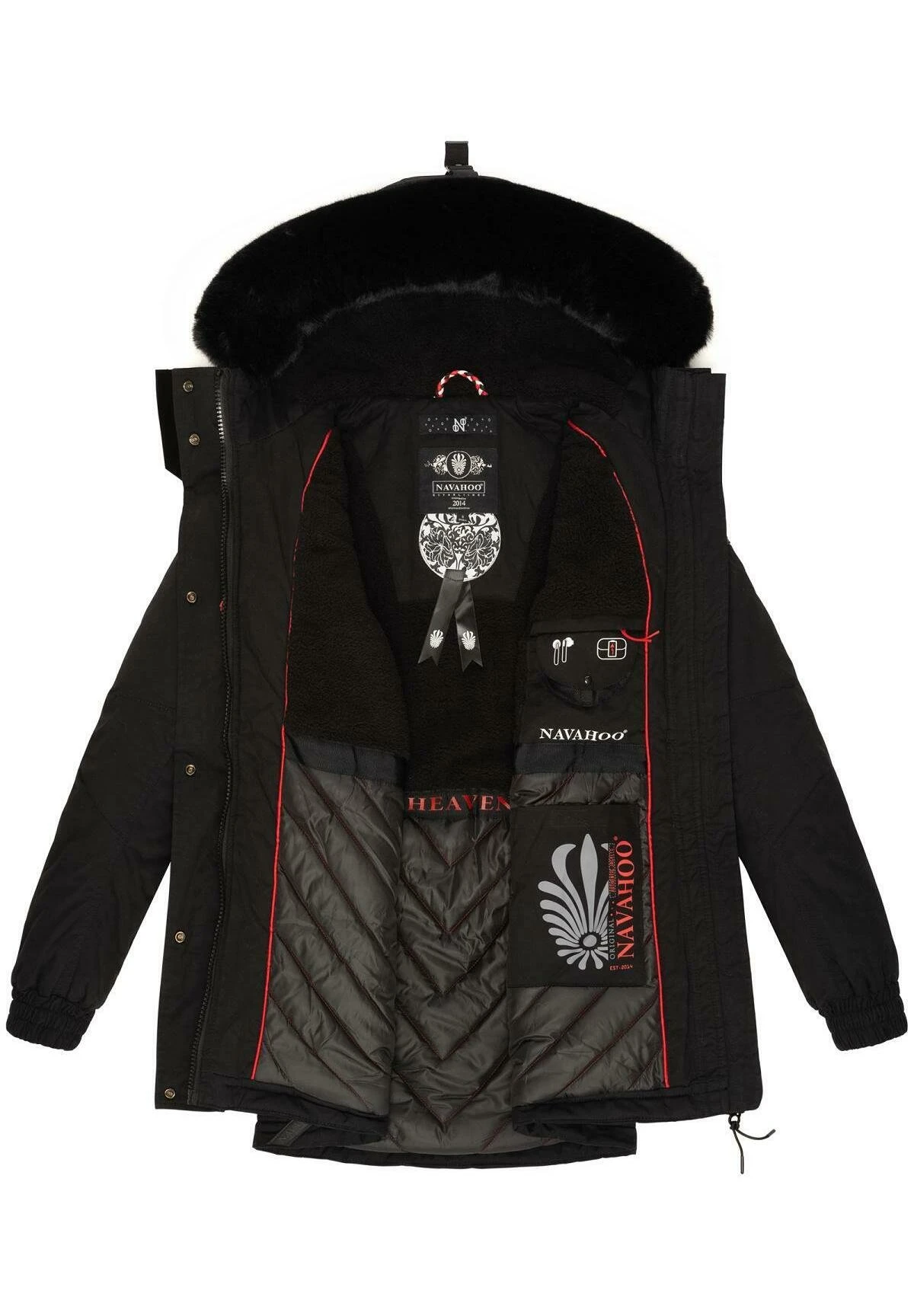 Olessaa - Abrigo De Invierno - Black Navahoo Olessaa - Abrigo De Invierno - Black -Navahoo 606a5a918fc348e4b1b4f0523b597394