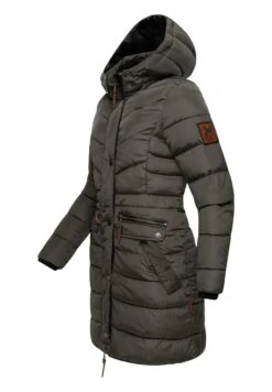 Navahoo Paula - Abrigo De Invierno - Anthracite With Black Fur -Navahoo 9c92e166d8ab47ee80ad9d73c9e2b75d