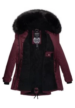 Navahoo Luluna - Abrigo De Invierno - Burgundy -Navahoo a97641a9df87420f8f8ac11e761ec8ac