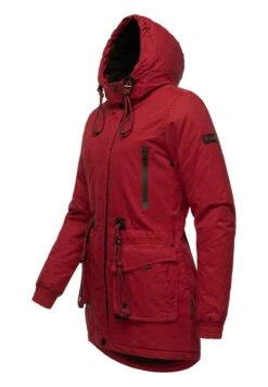 Navahoo Olessaa - Abrigo De Invierno - Blood Red -Navahoo d95fc4cc6875405d96fbf673b7efb21c