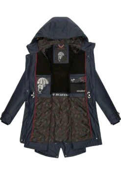 Navahoo Rainy Flower - Parka - Dark Blue -Navahoo fa5eed4309114a22b9b42356c8f76e68
